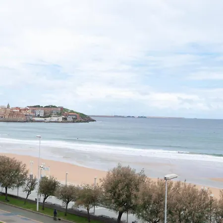 Mirada A San Lorenzo Gijón Buitenkant foto